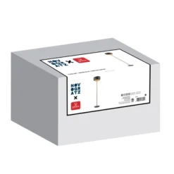 Globe Electric 2 Light Metallic Dark Gray Floor Lamp - Novogratz X Globe -Interior furniture GUEST bded9b61 cc4d 494f a357 2d0b6328047a