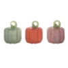 Transpac Glass Mini Pumpkin Set Of 3 Fall Harvest Home Decorations For Autumn Thanksgiving Decorative Objects -Interior furniture GUEST bead7624 74a6 43cd a923 140e4170a9e4