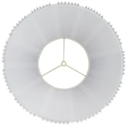 Springcrest Collection Hardback Knife Pleated Empire Lamp Shade White Large 9" Top X 17" Bottom X 12.25" Slant Spider With Harp And Finial Fitting 11 Springcrest Collection Hardback Knife Pleated Empire Lamp Shade White Large 9" Top X 17" Bottom X 12.25" Slant Spider With Harp And Finial Fitting -Interior furniture GUEST bee7170a f89d 4c2c a2e7 82113289b6f2