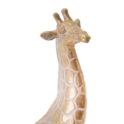 Sagebrook Home Sitting Giraffe Sculpture - Contemporary Polyresin Metallic Gold Nature Safari Decorative -Interior furniture GUEST bef6f9b0 698f 43b0 871c 8f5645b87893