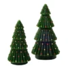 Christmas 6.5" Dotted Tree Candles Green Ornaments One Hundred 80 Degree - Flame Candles -Interior furniture GUEST bf298b54 3381 4640 bcdb 2e29b6c62616
