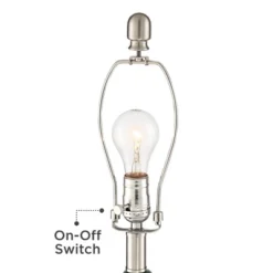 360 Lighting Kate Modern Coastal Table Lamp With Round Riser 25 3/4" High Blue Ceramic Oatmeal Fabric Drum Shade For Bedroom Living Room Bedside Kids -Interior furniture GUEST bf542537 7640 4d15 8a8b 0c5786fda901