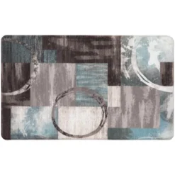 World Rug Gallery Contemporary Abstract Circles Anti Fatigue Standing Mat -Interior furniture GUEST c0e1927e 3ddc 4691 8a2c 95ac6ffb4d17
