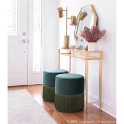 Cannes Contemporary/Glam Table Lamp With Metal Shade White (Includes LED Light Bulb) - LumiSource -Interior furniture GUEST c1388e14 d904 4d4c b2ea f199a6e259be