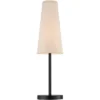 360 Lighting Modern Table Lamps 26" High Set Of 2 Dark Espresso Bronze Metal Off White Linen Cone Shade For Bedroom Living Room House Home Nightstand -Interior furniture GUEST c28769cd 7144 486f 9784 0f1384b27b08