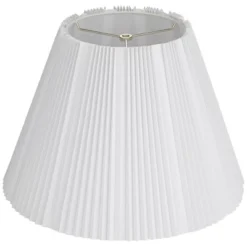 Springcrest Collection Hardback Knife Pleated Empire Lamp Shade White Large 9" Top X 17" Bottom X 12.25" Slant Spider With Harp And Finial Fitting 13 Springcrest Collection Hardback Knife Pleated Empire Lamp Shade White Large 9" Top X 17" Bottom X 12.25" Slant Spider With Harp And Finial Fitting -Interior furniture GUEST c421d6e5 e612 4ea9 82b8 2db020252bc6