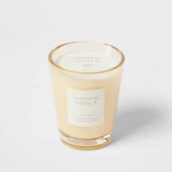 Colored Vase Glass With Dustcover Cashmere Vanilla Candle Ivory - Threshold™ -Interior furniture GUEST c47ba071 9721 4e0e 991a 84f23ef33eec