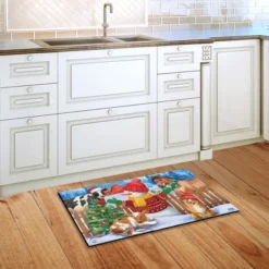 Barnyard Snowman Christmas Doormat Dog Horse Cow Calf 30" X 18" Briarwood Lane -Interior furniture GUEST c6d0f236 dd69 4025 b0ab 76401f852566