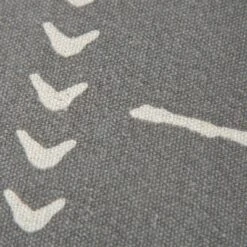 20"x20" Oversize Striped Polyester Filled Square Throw Pillow Charcoal - Donny Osmond Home