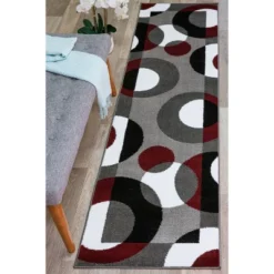 World Rug Gallery Modern Geometric Area Rug -Interior furniture GUEST c8c80f9c bead 43d1 a4a3 76ea8a4f7f65