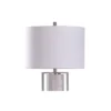 Abyaz Open Square Framed Marble Table Lamp With Drum Shade White - StyleCraft -Interior furniture GUEST cb84eba1 4954 44a1 8d63 964304c2010f