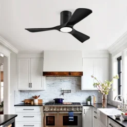 TOBILI Hot Sales Ceiling Fan With Lights 42 Inch Flush Mount Ceiling Fan, ABS Blades Modern Outdoor Ceiling Fans For Bedroom/Farmhouse/Patio/Indoor -Interior furniture GUEST cc04fbf4 c7ca 445e 9c23 10ec67481eb3