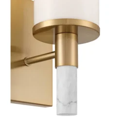 Possini Euro Design Possini Euro Lucius 11" High Soft Gold And White Marble Wall Sconce -Interior furniture GUEST cf65adc8 743a 4828 98f9 326bb5e681d2