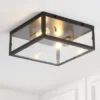 12" LED 2-Light Iron/Glass Pendant Oil Rubbed Bronze/Brass - JONATHAN Y -Interior furniture GUEST d3c71a48 445a 4603 a864 00878787f93a