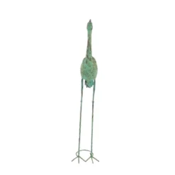 Set Of 2 Iron 47" Coastal Crane Garden Sculpture Green - Olivia & May: Heron Figure, Metal Wire Outdoor Decor -Interior furniture GUEST d4af716e 5933 487a 83e8 68b4e98817f1
