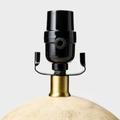 Round Faux Wood Lamp Base Brown - Threshold™ Designed With Studio McGee -Interior furniture GUEST d4da6b5e c776 4d67 939e cfbfcda618c3