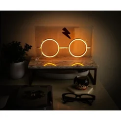 Silver Buffalo Harry Potter Scar And Glasses Neon LED Mood Light | 12 X 7 Inches -Interior furniture GUEST d60067ef b00a 48d3 ac5f f25def50e482