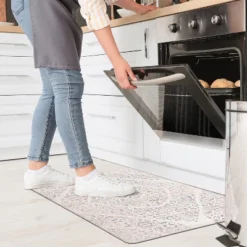 World Rug Gallery Distressed Boho Anti-Fatigue Standing Mat -Interior furniture GUEST d6923367 0c1a 4b1b 8b22 dd8554170fd5