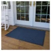 2'x3' Solid Doormat Blue/Black - HomeTrax 1 2'x3' Solid Doormat Blue/Black - HomeTrax -Interior furniture GUEST d7499168 6662 45da a6c6 43bd07290e4b