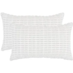 KAF Home Pleated Please Pillow Cover 12 X 20-inch 100-Percent Cotton | Set Of 2 Pillow Covers -Interior furniture GUEST d7c2ee0a 7056 4ceb b5dd 0030ad8535f4