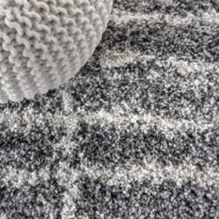 Susa Ogee Moroccan Trellis Shag Area Rug - JONATHAN Y -Interior furniture GUEST d8a1834b 09b7 4d7c 9a38 33872edb07a7