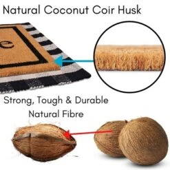 BirdRock Home Layered Welcome Mat With Vinyl Backing For Door Entryway 24 X 36 -Interior furniture GUEST d8a34b8e 0cd2 4d67 8e0a 15c455c13df7