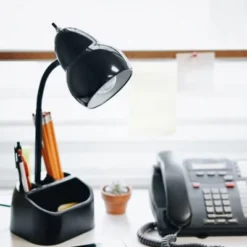 Globe Electric 6.3 X 6.69 X 10.63 Inches Goose Neck Desk Lamp With 10 Watt A-19 Non Dimmable LED Bulb, 2.1a USB Port And Organizer, Black 10 Globe Electric 6.3 X 6.69 X 10.63 Inches Goose Neck Desk Lamp With 10 Watt A-19 Non Dimmable LED Bulb, 2.1a USB Port And Organizer, Black -Interior furniture GUEST d8afbac8 8ebf 46ba 8df3 42c9ebd161f7