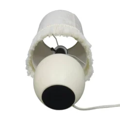 Small Table Lamp With Fringe Shade Off-White (Includes LED Light Bulb) - Opalhouse™ Designed With Jungalow™ -Interior furniture GUEST d90258f8 fdb3 4965 9481 654431d459c8