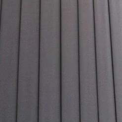 Springcrest 14" Top X 17" Bottom X 11" High X 11" Slant Lamp Shade Replacement Large Slate Gray Empire Round Modern Fabric Pleated Spider Harp Finial