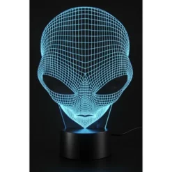 Link 3D Alien Lighting Laser Cut Precision Multi Colored LED Night Light Lamp - Great For Bedrooms, Dorms, Dens, Offices And More! -Interior furniture GUEST daab55ff 3b11 42da b14d 75f2cdf5cd06