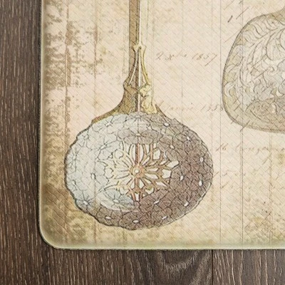 20" X 39" Cushion Comfort Anti-Fatigue Stain & Oil Resistant Kitchen Floor Mat (Paris Rooster) 4 20" X 39" Cushion Comfort Anti-Fatigue Stain & Oil Resistant Kitchen Floor Mat (Paris Rooster) - Image 2