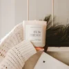 Sweet Water Decor By The Fireside 15oz Tan Matte Jar Soy Candle -Interior furniture GUEST de10bb44 40ea 4552 b659 55a679bd2b14