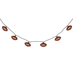 Northlight Football Indoor Outdoor Patio Light Set - 6' - Green Wire - 10ct -Interior furniture GUEST debb994a 2fc8 4ad1 b24f 48acfb02021b