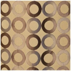 Springcrest Copper Circles Medium Drum Lamp Shade 13" Top X 14" Bottom X 11" High (Spider) Replacement With Harp And Finial -Interior furniture GUEST ded84679 7a0c 4ac4 9c5f acd69ac20d83