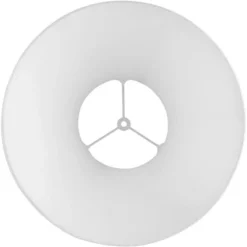 Springcrest Set Of 2 Pleated Empire Lamp Shades White Medium 7" Top X 16" Bottom X 11.25" High Spider With Harp And Finial Fitting -Interior furniture GUEST dfbc482d b84d 4d9e 9a0c 94ba9c2ed7f0