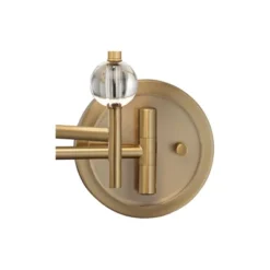 Possini Euro Design Kohle Modern Swing Arm Wall Lamp Polished Brass Plug-in Light Fixture White Inner Sheer Outer Drum Shade For Bedroom Bedside House 16 Possini Euro Design Kohle Modern Swing Arm Wall Lamp Polished Brass Plug-in Light Fixture White Inner Sheer Outer Drum Shade For Bedroom Bedside House -Interior furniture GUEST dfef7ca7 35ea 44a3 85a7 8e23e1d740ad