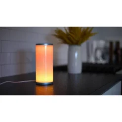 Seasons Color Fusion Lights Table Lamp Silver - Enbrighten: Touch-Controlled, USB Powered, Modern Decor -Interior furniture GUEST e004daeb 2b57 4a8d 8384 8247d3a7a4d0