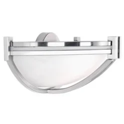 Possini Euro Design Solara Modern Wall Light Sconce Brushed Nickel 13 3/4" Fixture Marbleized Glass For Bedroom Bathroom Vanity Reading Living Room -Interior furniture GUEST e0b0229a d596 4d3d aa36 484ba90dd4a9