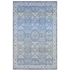 Marcel Persian Style Inspired Traditional Area Rug Blue/Gray - Captiv8e Designs -Interior furniture GUEST e0f647ac 365f 4864 9656 9084f9d1c0da