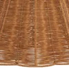 Springcrest 8" Top X 16" Bottom X 11" High X 11" Slant Lamp Shade Replacement Medium Brown Empire Rustic Natural Dark Rattan Spider Harp Finial -Interior furniture GUEST e225682a 35d3 46f1 a3d2 d30dfb166376