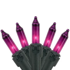 Northlight Mini Incandescent Christmas Lights - Purple - 20.25' Black Wire - 100ct -Interior furniture GUEST e3627751 2a4c 4558 b8b0 034afb41e729