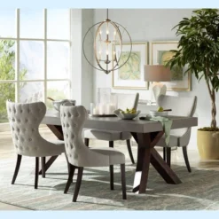 Possini Euro Design Spherical Brushed Nickel Large Chandelier 24" Wide Modern 6-Light Fixture For Dining Room House Foyer Kitchen Island Entryway Home -Interior furniture GUEST e5a8f490 359d 4615 b6e0 18394d2ed9d5