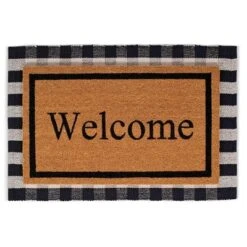 BirdRock Home Layered Welcome Mat With Vinyl Backing For Door Entryway 24 X 36 -Interior furniture GUEST e5d03bab 111b 4643 985b 868c49d98894