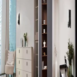 Globe Electric 1-Light Matte Black Wall Sconce With Clear Glass Shade -Interior furniture GUEST e8d44775 0b0e 4288 96f5 049767bcb243