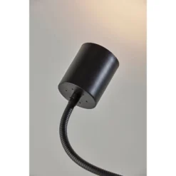 Adesso Rutherford Desk Lamp (Includes LED Light Bulb) Black: Travertine Base, Gooseneck, Touch Sensor -Interior furniture GUEST e8f5c6e9 c813 47cd 8d3c bc4a94cb5fc5