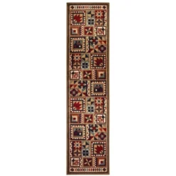 Weston Farmhouse Lodge Area Rug Brown - Captiv8e Designs -Interior furniture GUEST e9807041 5637 4a58 9696 bcc45275d3f2