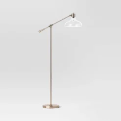 Crosby Bell Floor Lamp Brass With Glass Shade - Threshold™ -Interior furniture GUEST eb367416 a3d2 4943 97b2 f49933c229bb