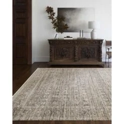 Hauteloom Rectangle Area Rug Taupe