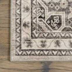 NuLOOM Eira Medallion Stain-Resistant Machine Washable Area Rug -Interior furniture GUEST eda614b7 0467 462b be39 7ed5a97946f7