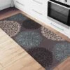 World Rug Gallery Contemporary Modern Floral Anti Fatigue Standing Mat -Interior furniture GUEST ee5a718a f4e0 4e39 96c8 f9d6383e7c75